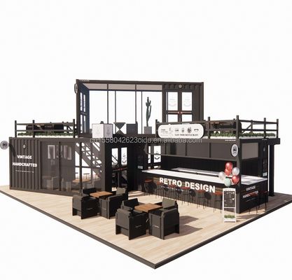 Prefabbricato Pieghevole Negozio Portatile Magazzino Ufficio Edificio Spedizioni Container Casa Traslochi Camper con colore personalizzato