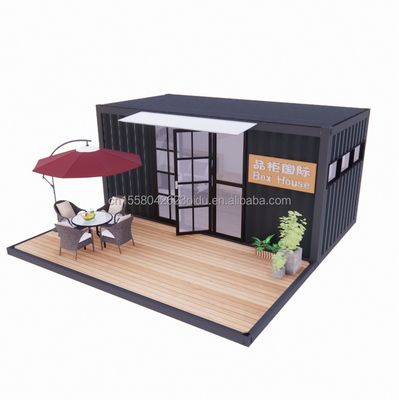 Rapido costruzione di case minuscole case in container stile di design moderno case prefabbricate per una camera da letto una soluzione di soggiorno bagno