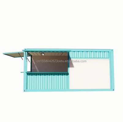 Pop-up Shop a colori personalizzati Container Coffee Shop/Bar/Fast-food in imballaggio piatto da 20 piedi per la promozione dei supermercati