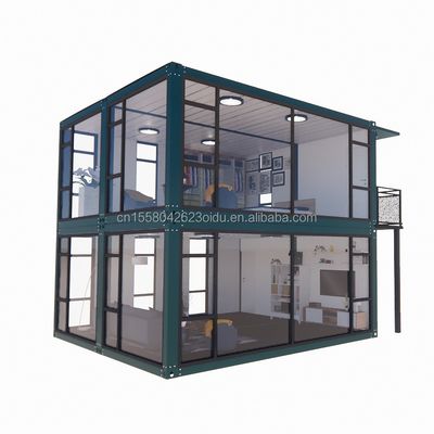 Finestre in lega di alluminio in camere da letto di lusso personalizzate Bagni e cucine con 50/75/100mm Wave Sandwich Panel Walls