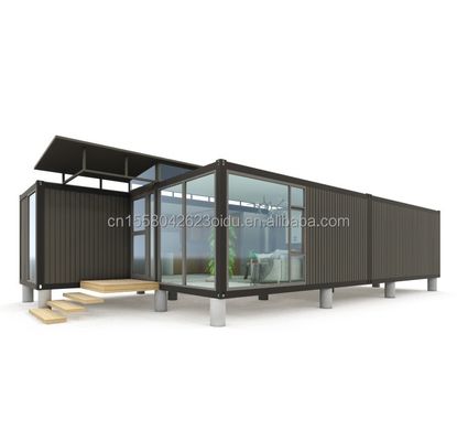 Casa di contenitori a colori personalizzati Casa prefabbricata mobile Casa prefabbricata da 20 piedi Spedizione Kit di casa piccola per hotel