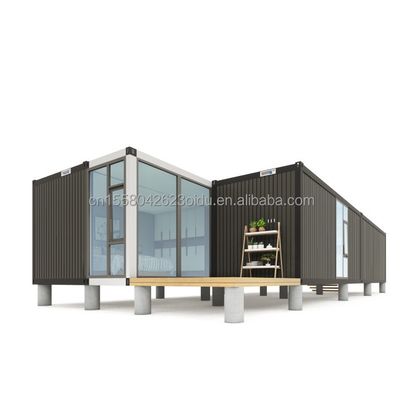 Casa di contenitori a colori personalizzati Casa prefabbricata mobile Casa prefabbricata da 20 piedi Spedizione Kit di casa piccola per hotel