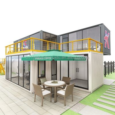 Tubi quadrati in acciaio galvanizzato Struttura principale per la progettazione e la costruzione di case container per hotel su misura