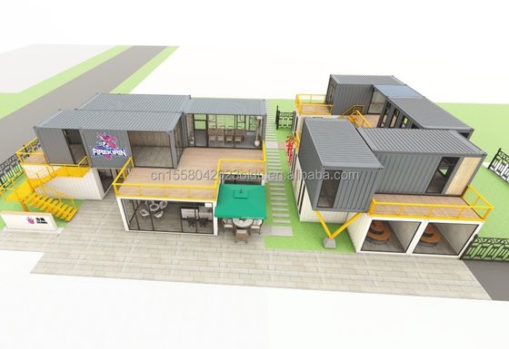 Tubi quadrati in acciaio galvanizzato Struttura principale per la progettazione e la costruzione di case container per hotel su misura