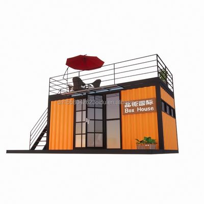 Hotel 20 Piedi Contenitore Portatile Abbigliamento Negozio Prefabbricato Caffè Mobile Store Magazzino