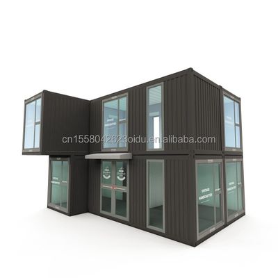 50/75/100mm Wave Sandwich Panel Pareti Contenitore modulare Ufficio prefabbricato per spazi di lavoro moderni e flessibili