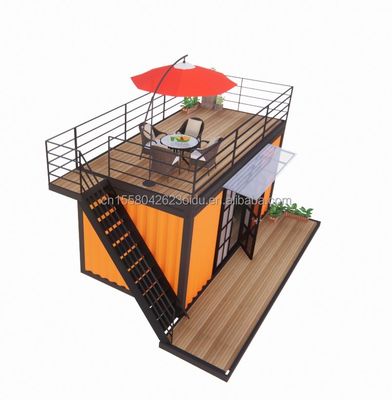 Hotel 20 Piedi Contenitore Portatile Abbigliamento Negozio Prefabbricato Caffè Mobile Store Magazzino