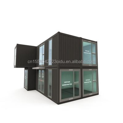 50/75/100mm Wave Sandwich Panel Pareti Contenitore modulare Ufficio prefabbricato per spazi di lavoro moderni e flessibili