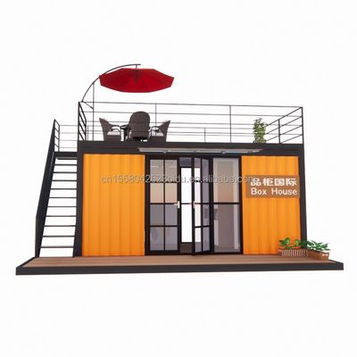 Hotel 20 Piedi Contenitore Portatile Abbigliamento Negozio Prefabbricato Caffè Mobile Store Magazzino