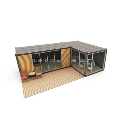 Cornice in acciaio galvanizzato in acciaio piegato 180g Cabine semplici prefabbricate in legno Cabine portatili con dimensioni da 20 piedi o 40 piedi