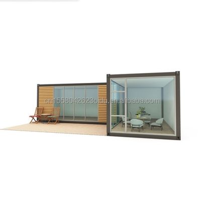 Cornice in acciaio galvanizzato in acciaio piegato 180g Cabine semplici prefabbricate in legno Cabine portatili con dimensioni da 20 piedi o 40 piedi