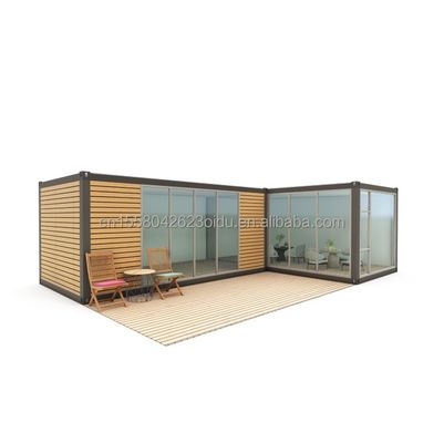 Cornice in acciaio galvanizzato in acciaio piegato 180g Cabine semplici prefabbricate in legno Cabine portatili con dimensioni da 20 piedi o 40 piedi