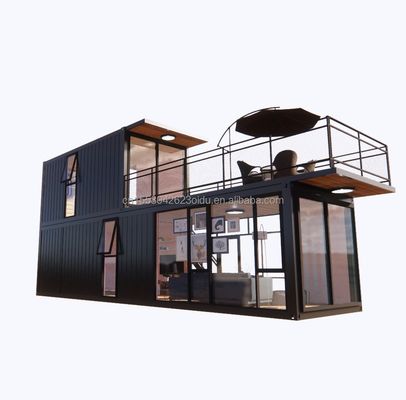 Supermercato Spedizione Progetti prefabbricati prefabbricati Container Coffee Shop con disegno di tronchi