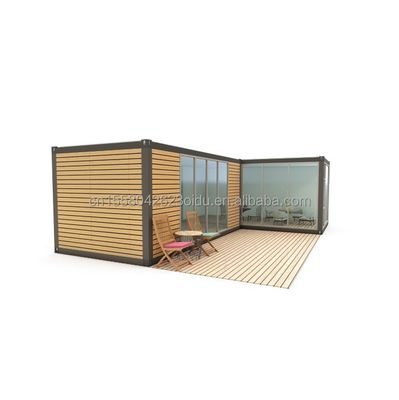 Cornice in acciaio galvanizzato in acciaio piegato 180g Cabine semplici prefabbricate in legno Cabine portatili con dimensioni da 20 piedi o 40 piedi