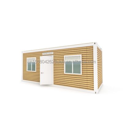 Alberghi Accomodamento Aluminico Leggio Finestre Moderne Struttura Modulare In Acciaio Imitazione Legno Appartamento per singola persona di lusso