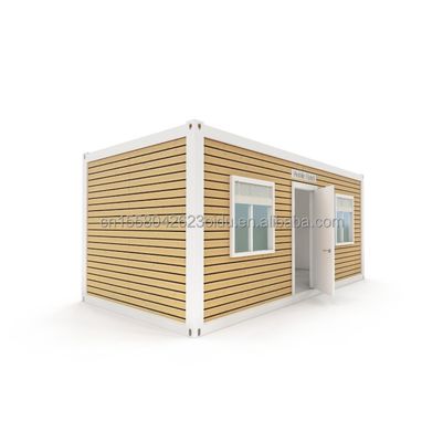 Alberghi Accomodamento Aluminico Leggio Finestre Moderne Struttura Modulare In Acciaio Imitazione Legno Appartamento per singola persona di lusso