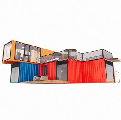 Case in acciaio da 40 piedi con design cinese stile lusso vivere in case prefabbricate container