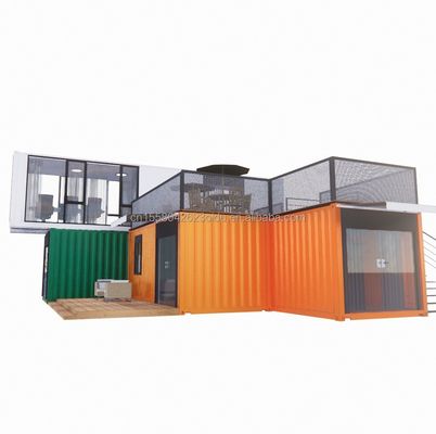 Case in acciaio da 40 piedi con design cinese stile lusso vivere in case prefabbricate container