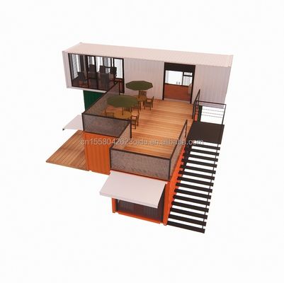 Case in acciaio da 40 piedi con design cinese stile lusso vivere in case prefabbricate container