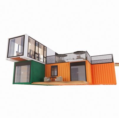 Case in acciaio da 40 piedi con design cinese stile lusso vivere in case prefabbricate container