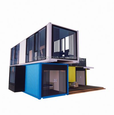 Case in acciaio da 40 piedi con design cinese stile lusso vivere in case prefabbricate container