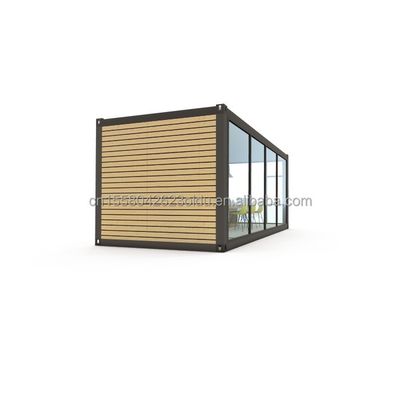 Mobile e portatile magazzino prefabbricato 20ft Container di spedizione ufficio con 50/75/100mm Wave Sandwich pannello muro