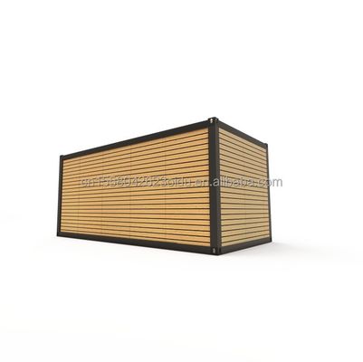 Mobile e portatile magazzino prefabbricato 20ft Container di spedizione ufficio con 50/75/100mm Wave Sandwich pannello muro