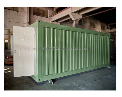 Tubi quadrati in acciaio galvanizzato Struttura principale Case contenitori per tutto l'assemblaggio 20ft 40ft Prefab Coffee Shop