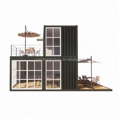Casa prefabbricata mobile per negozi in stile di design cinese