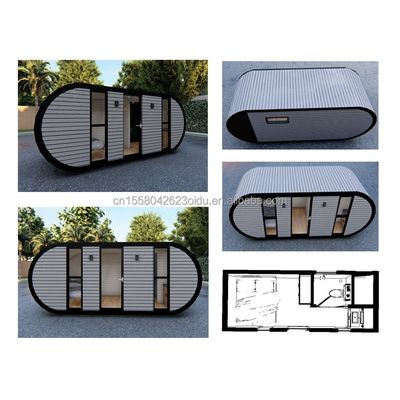 Case per attività di costruzione rapida a colori personalizzate con pannello sandwich 50mm/75mm e design di ristrutturazione