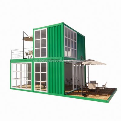 Alloggiamento in container completamente arredato colore personalizzato contenitore di trasporto marittimo da 20 piedi solo per hotel e supermercati