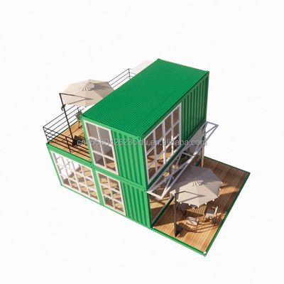 Alloggiamento in container completamente arredato colore personalizzato contenitore di trasporto marittimo da 20 piedi solo per hotel e supermercati