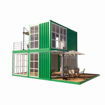 Alloggiamento in container completamente arredato colore personalizzato contenitore di trasporto marittimo da 20 piedi solo per hotel e supermercati