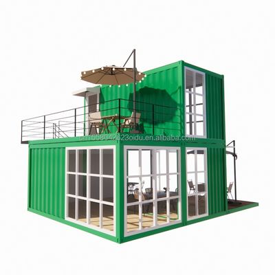 Alloggiamento in container completamente arredato colore personalizzato contenitore di trasporto marittimo da 20 piedi solo per hotel e supermercati