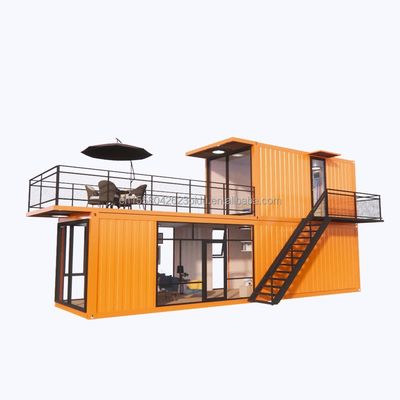 Hotel Prefabbricato Modulare Acciaio Container Case Sentry Box Mobile Container House 20ft 40ft