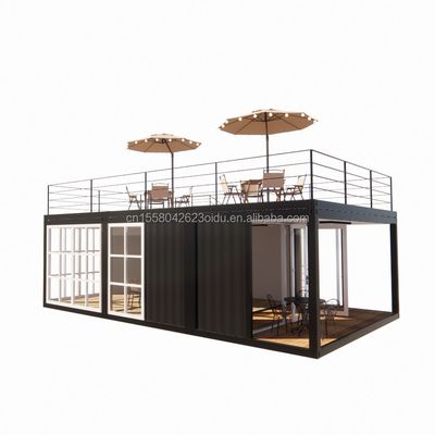Bar e caffetteria a colori personalizzati con design cinese e contenitore prefabbricato da 20 piedi