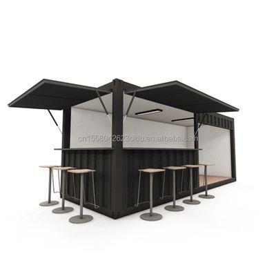 20ft Mini Pop-up Shop Container per Fast-Food Ristorante Convenience Store Chiosco e Casa In acciaio galvanizzato 180g