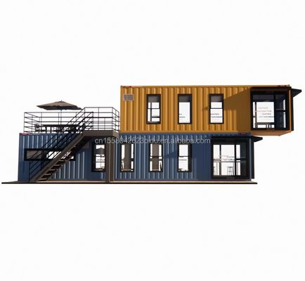 Container di piegatura in acciaio galvanizzato Disegno bar caffè Casa negozio mobile Container ristorante
