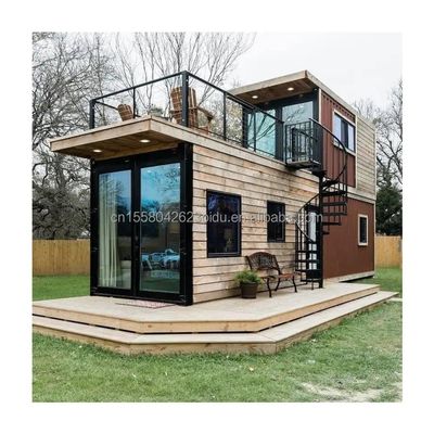Hotel 20ft-40ft portabile casa di contenitori in legno portabile contenitore di trasporto marittimo rinnovamento con hotel standard