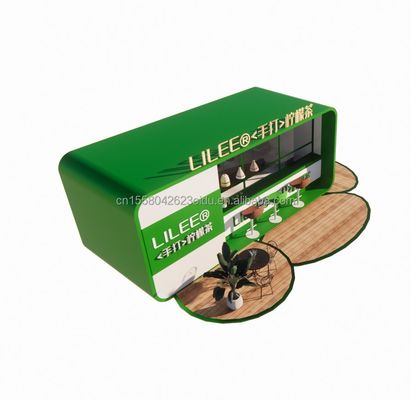 2024 Design Esterno Espandibile Modulare 20ft/40ft Acciaio Contenitore di Spedizione Chiosco Portable Cafe Bar con attrezzature