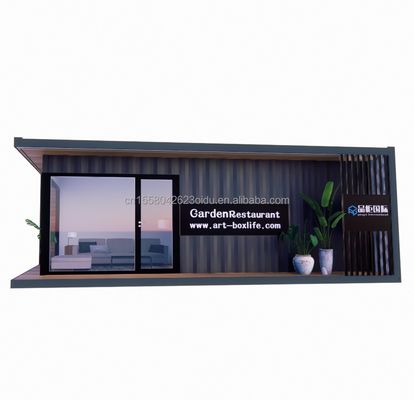 Case in container Case prefabbricate Colore personalizzato Vetro in legno Casa solare Case in container prefabbricate