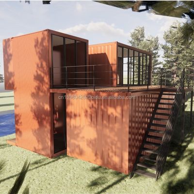 Modern Design 20ft Portatile Container di Spedizione Abbigliamento Pop-Up Store Retail Store Parete 50/75/100mm Wave Sandwich Panel