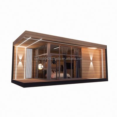 Casa di vetro in legno prefabbricata da 30 piedi Contenitore casa di sole Contenitore prefabbricato