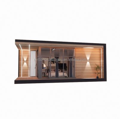 Casa di vetro in legno prefabbricata da 30 piedi Contenitore casa di sole Contenitore prefabbricato