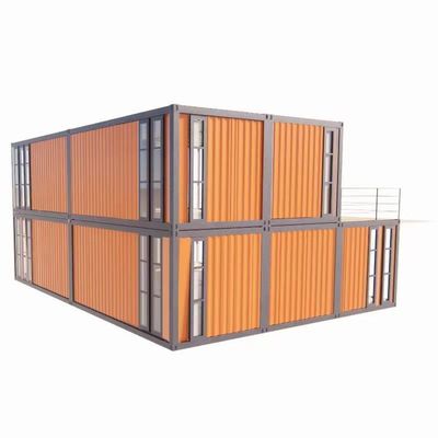Finestre in lega di alluminio e pannello sandwich a onde da 50/75/100 mm Case prefabbricate di lusso con bagno