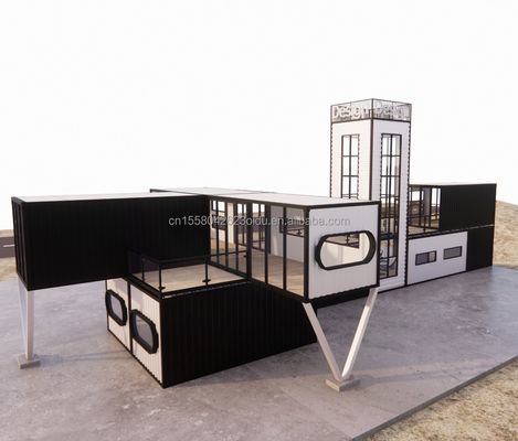 Tubi quadrati in acciaio galvanizzato Container Shop Shipping Container Portable Shop Container 3D Model Design