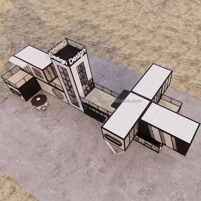 Tubi quadrati in acciaio galvanizzato Container Shop Shipping Container Portable Shop Container 3D Model Design