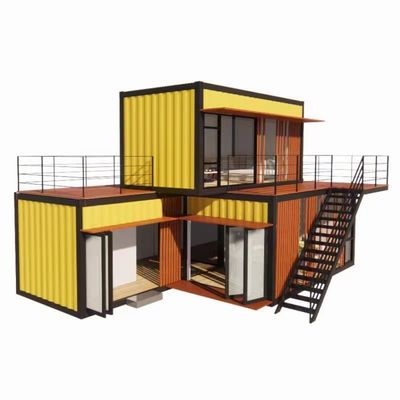Colore personalizzato Case in acciaio prefabbricate di lusso con bagno