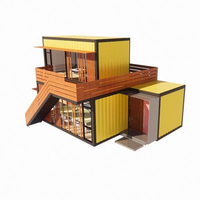 Colore personalizzato Case in acciaio prefabbricate di lusso con bagno