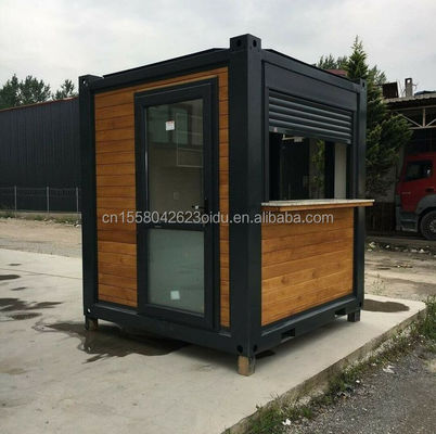 Casette di tubi quadrati in acciaio galvanizzato adatte per bar mobili per camion di caffè e bar per container di spedizione